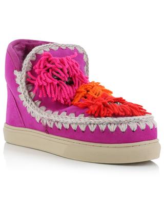 Eskimo Sneaker embroidered padded ankle boots MOU