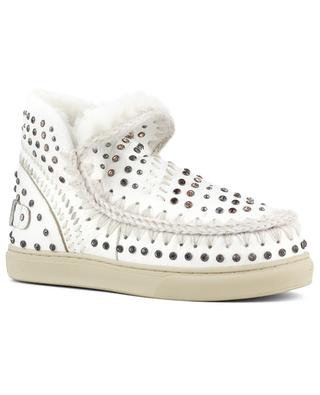 Eskimo Sneaker warm stud and crystal adorned ankle boots MOU