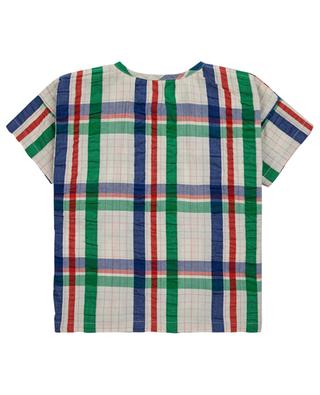 Madras Checks short-sleeved baby shirt BOBO CHOSES