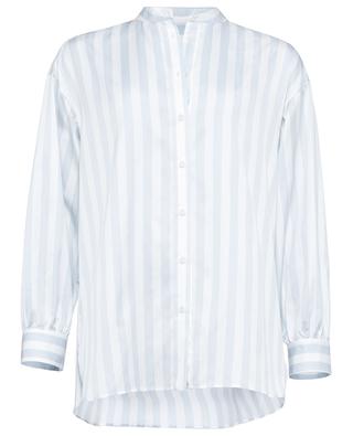 Vacances loose striped cotton satin pyjama shirt ERES