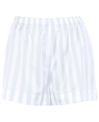 Pause cotton satin striped pyjama shorts ERES