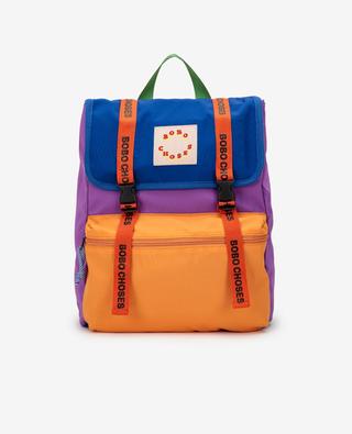 Bobo Choses Color Block children's nylon backpack BOBO CHOSES