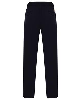 Jogger trousers in wool with side stripes MONCLER