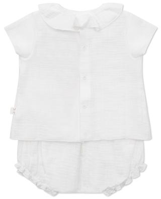 Shorts and blouse gauze baby set TEDDY & MINOU