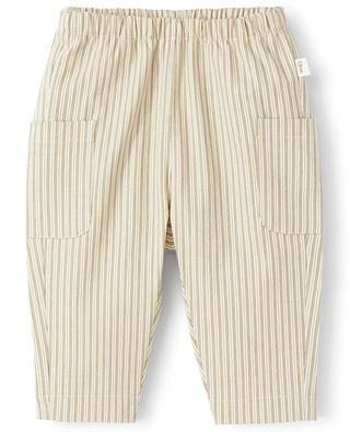Striped baby cargo trousers TEDDY & MINOU