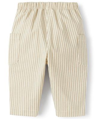 Striped baby cargo trousers TEDDY & MINOU