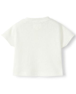Baby-Rundhals-T-Shirt mit Knopfleiste TEDDY & MINOU