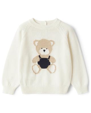 Jacquard-Pullover für Babys Teddy IL GUFO