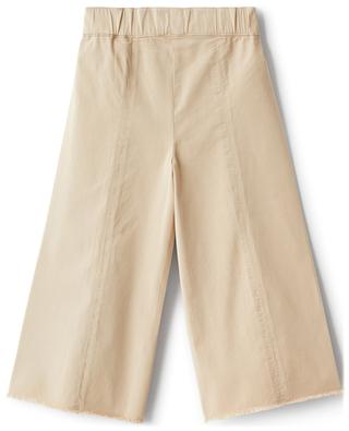 Girls' wide-leg cotton trousers IL GUFO