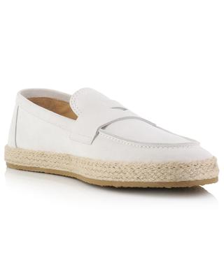 Suede loafers with cord appliqué BRUNELLO CUCINELLI