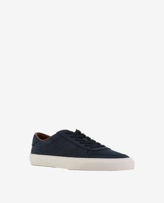 Monclub low-top lace-up nubuck leather sneakers MONCLER