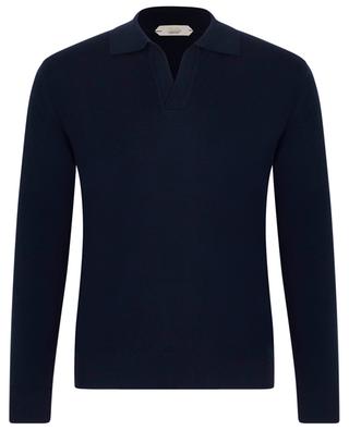 Feiner Polohemd-Pullover aus Wolle Cashwool AURELIEN