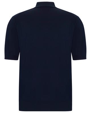 Strick-Kurzarm-Polohemd aus Cashwool AURELIEN