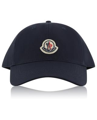 Tricolour ribbon and logo patch adorned baseball cap MONCLER