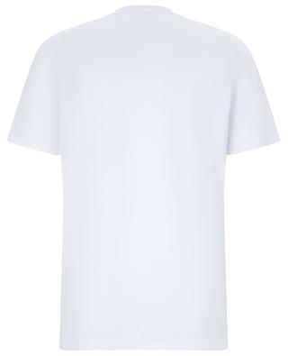 Jersey-T-Shirt mit Flock-Logo und Hahnenpatch MONCLER