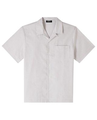 Lloyd short-sleeved striped organic cotton shirt A.P.C.