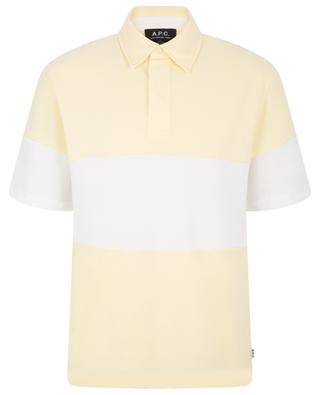 Kenneth short-sleeved stripe adorned polo shirt A.P.C.