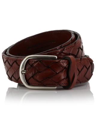 Treccia Ready braided leather belt - 35 mm FAUSTO COLATO