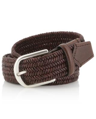 Braided leather belt - 35 mm FAUSTO COLATO