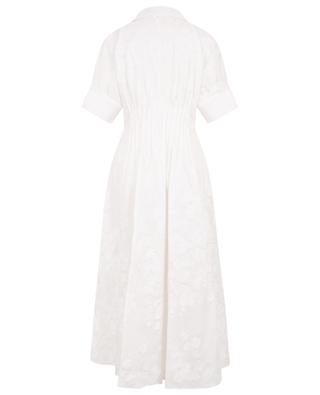 Langes Kleid aus Baumwolle mit Raffungen Ama BEATRICE .B