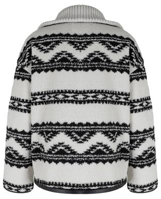 Marlo patterned teddy fleece sweatshirt ISABEL MARANT