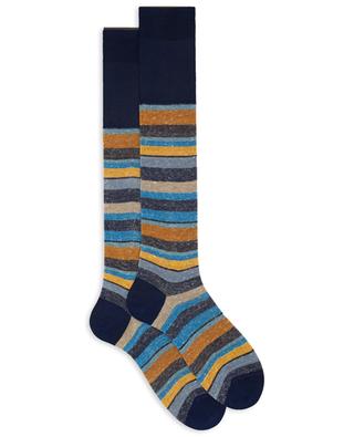 Hohe Socken aus Baumwolle und Leinen GALLO