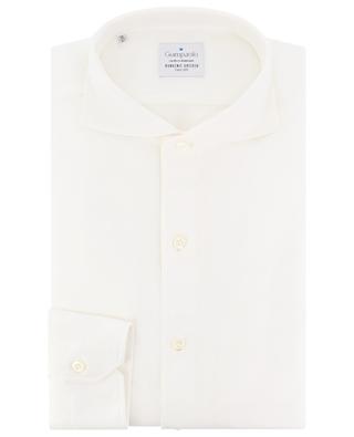 Solid-coloured cotton long-sleeved shirt GIAMPAOLO