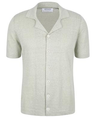 Linen and cotton short-sleeved shirt GRAN SASSO