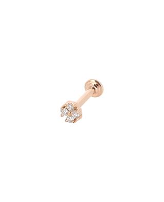 Clovis pink gold and diamond ear piercing AVINAS
