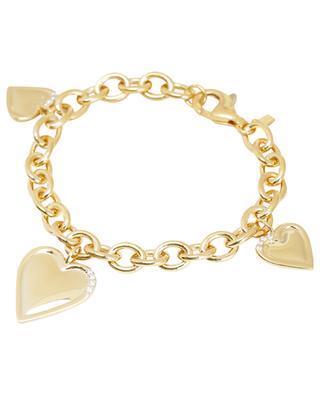 Amore chunky heart charm bracelet AVINAS