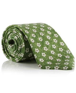 Geblümte Krawatte aus Seide KITON