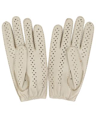 Perforated deer leather gloves PIERO RESTELLI