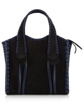 Mony Small suede and leather tote bag CHLOE