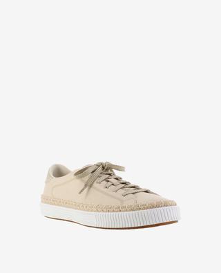 Telma low-top leather lace-up sneakers CHLOE