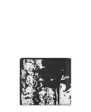 Fold printed leather wallet ALEXANDER MC QUEEN