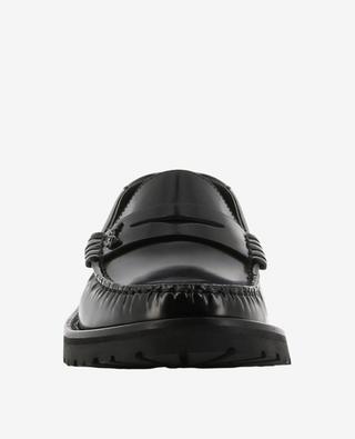 Le Loafer 15 glazed leather chunky-sole loafers SAINT LAURENT PARIS