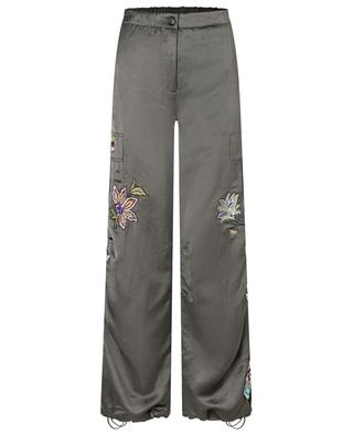 Morgan embroidered cargo trousers CAMBIO