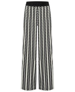 Allison patterned wide-leg trousers CAMBIO