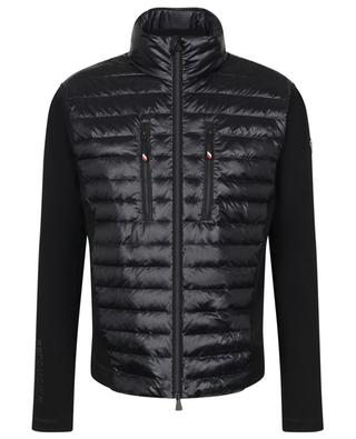 Freedom of Movement jersey and quilted yoke cardigan MONCLER GRENOBLE