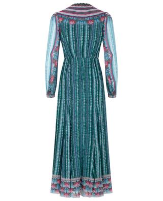 Annabel-B printed silk georgette midi dress SALONI