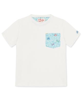 Kea crab printed boys' cotton T-shirt MC2 SAINT BARTH