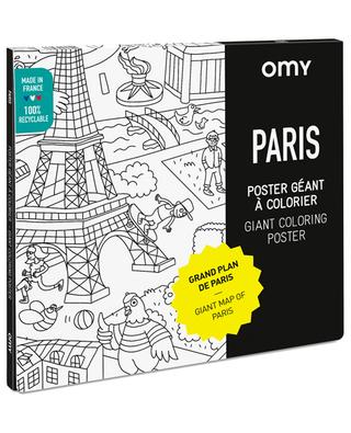 Paris giant colouring poster OMY