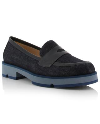 Molly 20 denim and leather loafers BONGENIE GRIEDER