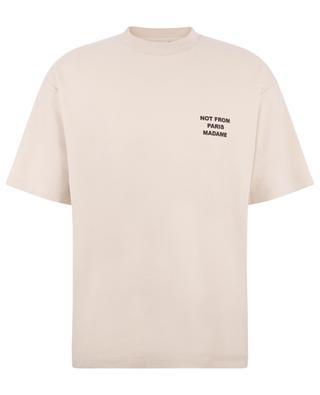 Kurzarm-T-Shirt aus Jersey Le T-Shirt Slogan. DROLE DE MONSIEUR