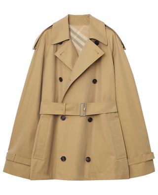 Short cotton trench coat BURBERRY