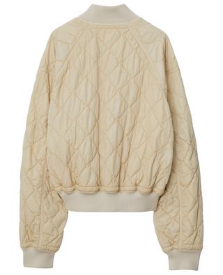 Oversized quilted bomber jacket BURBERRY