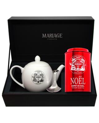 Noël teapot and black tea boxed set MARIAGE FRERES