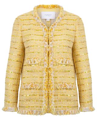 Sequin adorned tweed suit jacket GIAMBATTISTA VALLI