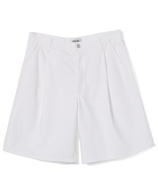 Ellis cotton shorts with waistband tucks AGOLDE