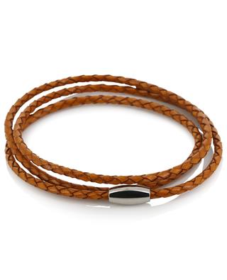 Triplo braided leather bracelet MON ART FIRENZE
